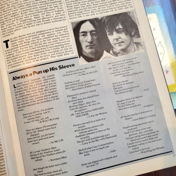 Copy Vtg 1980 John Lennon Time Magazine When the Music Died December 22, 1980 - Picture 12 of 14
